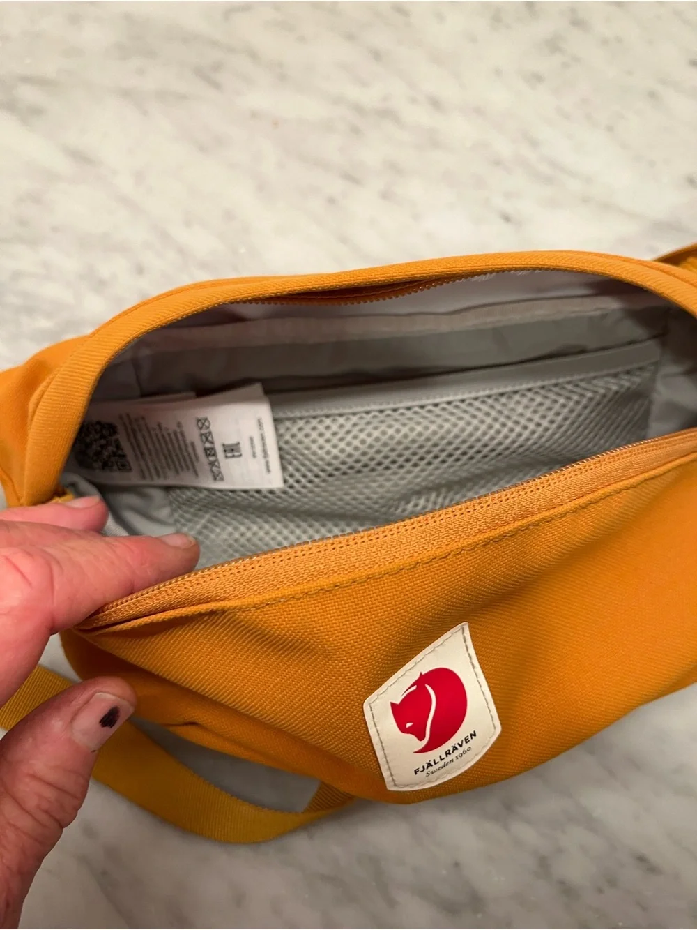 Fjallraven Mustard Yellow Kanken Hip Pack